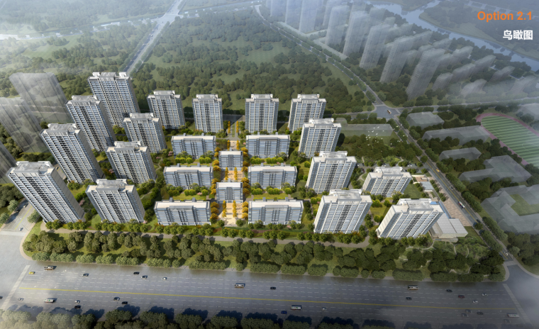 极简现代主义风格建筑资料下载-江苏 现代主义风高层+洋房建筑投标方案2020