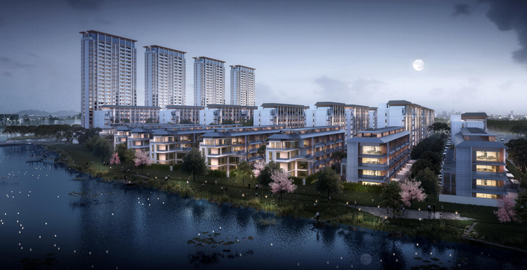 湖北滨水生态宜居活力街区住宅建筑方案2021