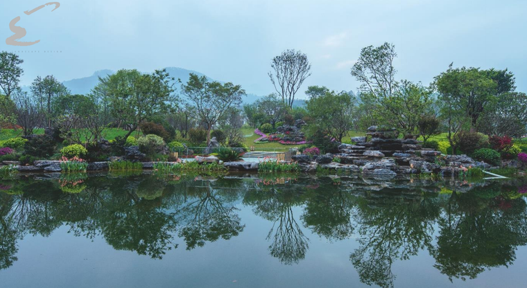 现代中式 山水主题住宅景观设计报奖文本