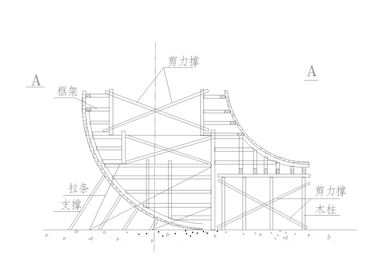 尾水管弯管段模扳结构示意图.png