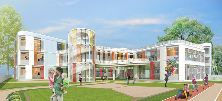 幼儿园合肥市滨湖新区林芝路幼儿园建筑方案