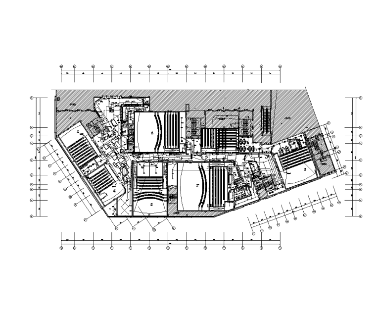 四川5层建筑图纸资料下载-四川5层商业影院电气施工图
