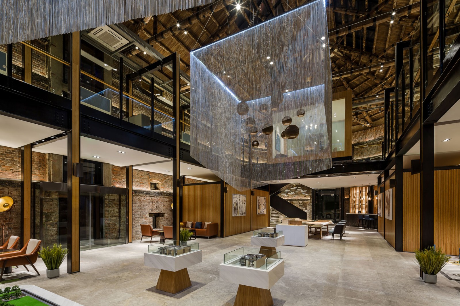 长沙粮仓x号售楼中心-黑龙设计hld-商业展示空间设计案例-筑龙室内