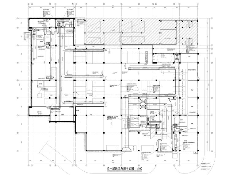敬老院钢架结构大门设计图资料下载-[贵州]敬老院项目暖通施工图2020