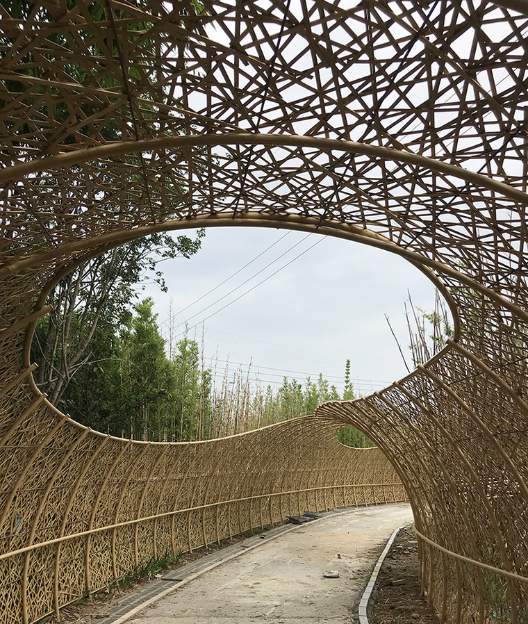 [分享]创意个性竹编织竹龙建筑 文旅竹编景观项目
