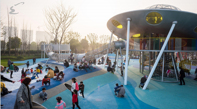 现代高端大气 时尚国际示范区景观设计