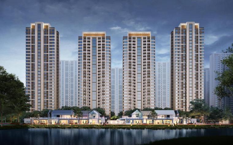 2019上海建筑资料下载-[上海]高层居住区规划设计文本PDF2019