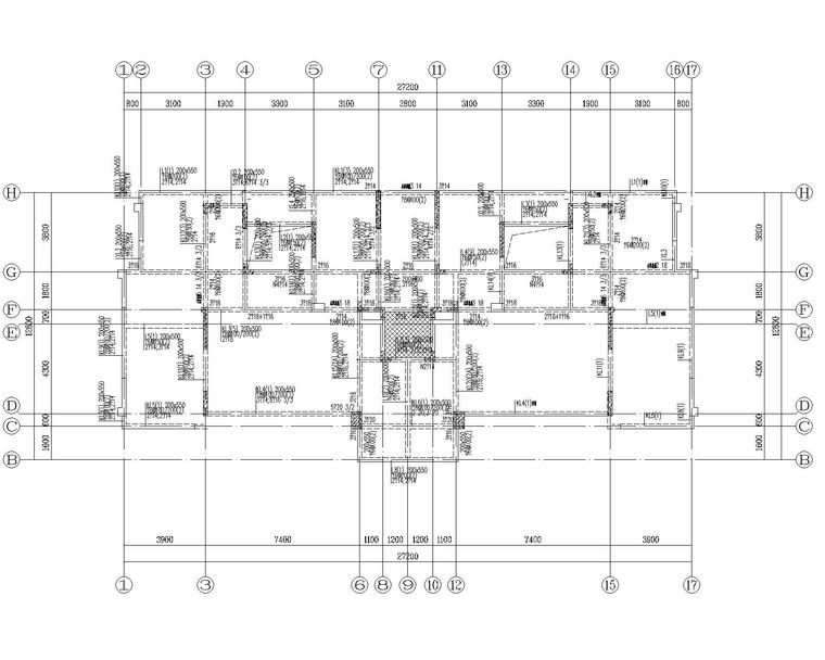 高层框架剪力墙住宅及商业配套结施2020-混凝土结构施工图-筑龙结构设计论坛