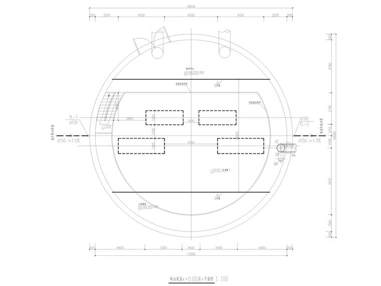 工业园建筑本资料下载-[重庆]生态工业园自来水厂工艺施工图