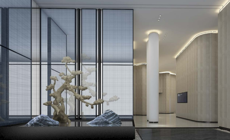 酒店艺术品设计合同资料下载-[山东]居然顶层设计中心艺术品及家具设计