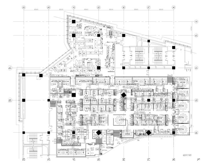 成套多层建筑施工图资料下载-湖北餐饮多层建筑暖通施工图（含大样图）
