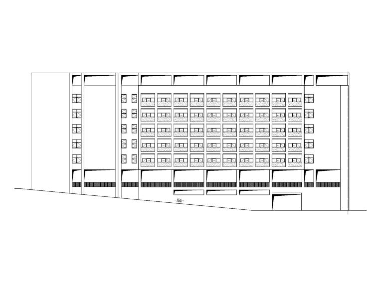 小型养老院暖通施工图资料下载-[贵州]多层养老院建筑施工图CAD2020