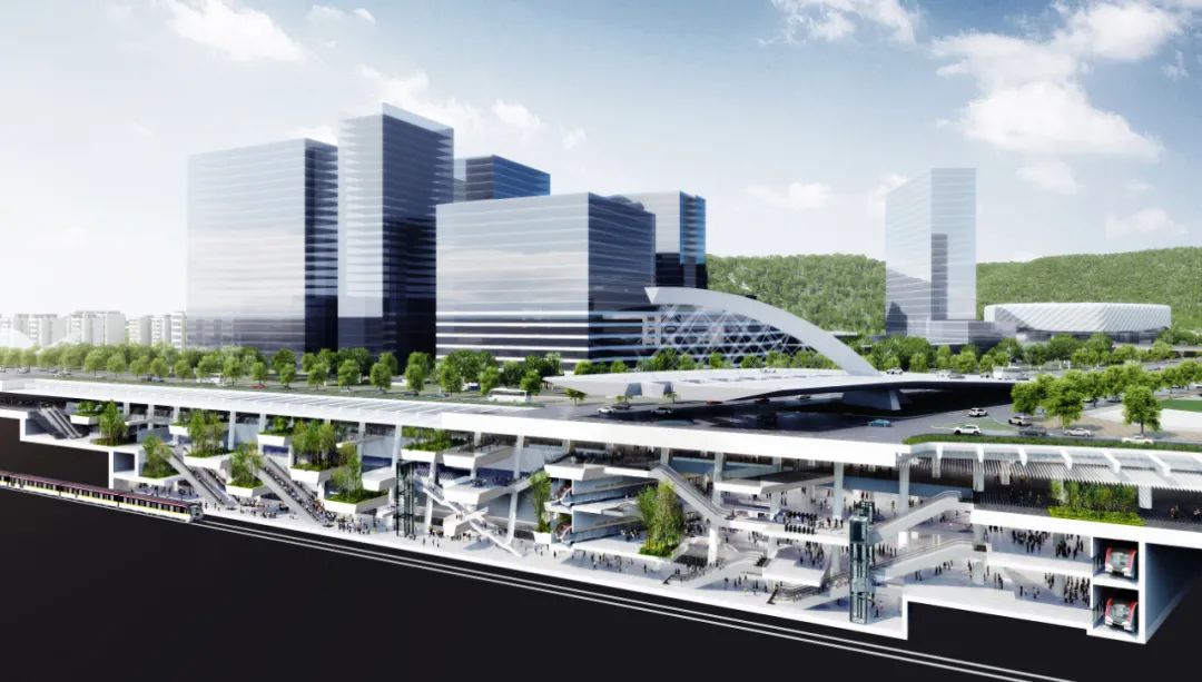 [分享]深圳黄木岗综合交通枢纽