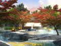 新中式风格山水园林示范区景观设计