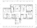 现代国际120㎡三室两厅平层住宅装修施工图