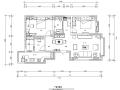 地中海休闲风格-3室2厅1卫住宅装修施工图+