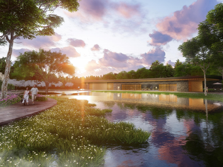 沿江绿道景观设计资料下载-[四川]湿地绿道生态文化公园景观设计方案