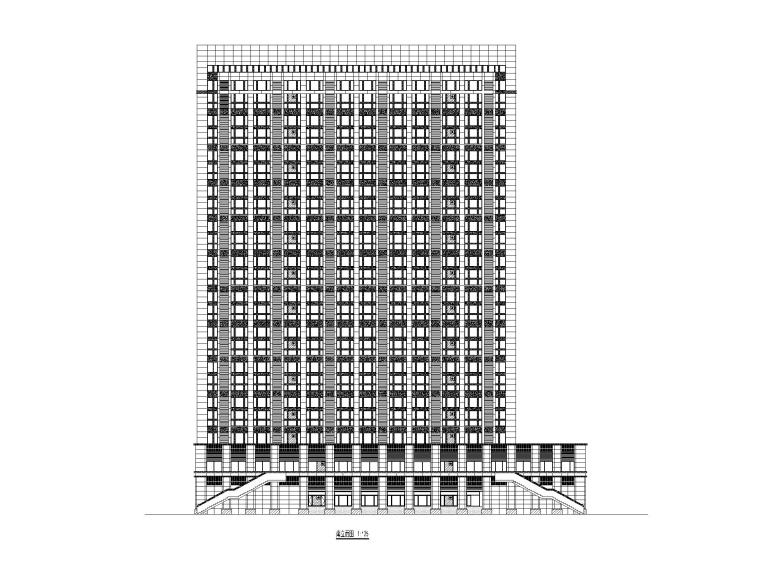 山西办公建筑施工图资料下载-[常州]高层办公建筑施工图CAD2018
