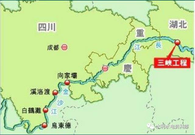 白鹤滩水电站地理位置图片