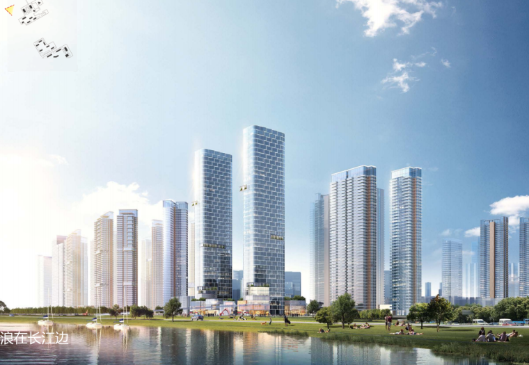 高层loft公寓建筑方案资料下载-[湖北]滨江超高层豪宅公寓商业建筑方案2020