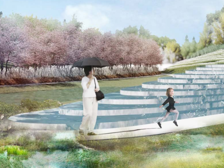 西安汉溪湖公园设计资料下载-[西安]滨湖文化生态公园景观概念设计方案
