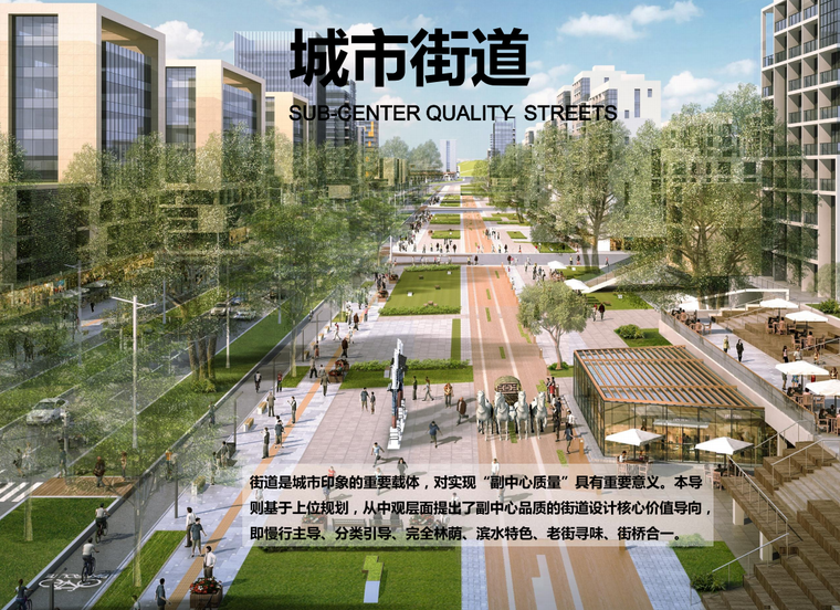 城市副中心交通道路设计资料下载-2019-2018跨年 一线城市副中心街道空间设计