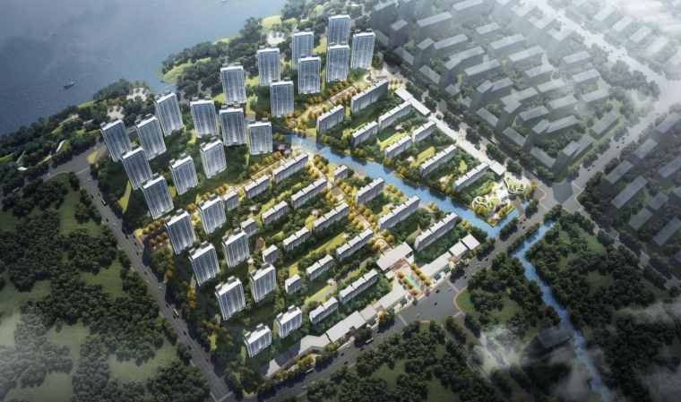 宜居老年社区规划资料下载-辽宁 新生态-宜居社区住宅建筑规划方案2020