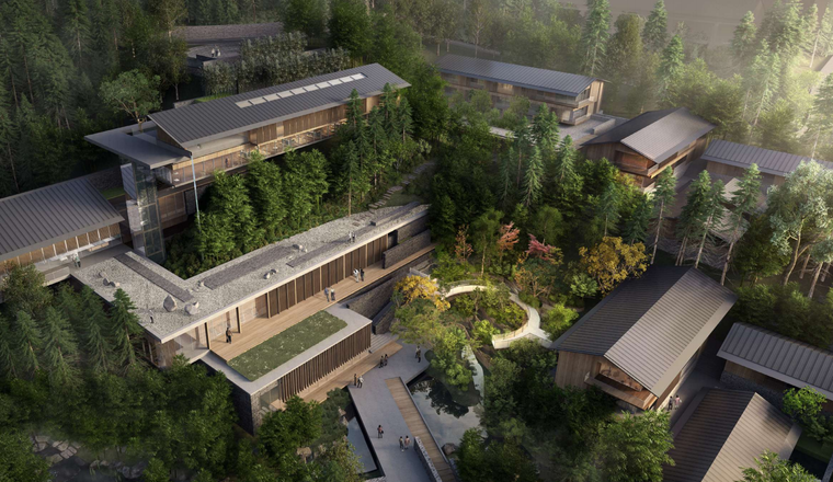 [福建]中式风格-滨江山地酒店建筑设计