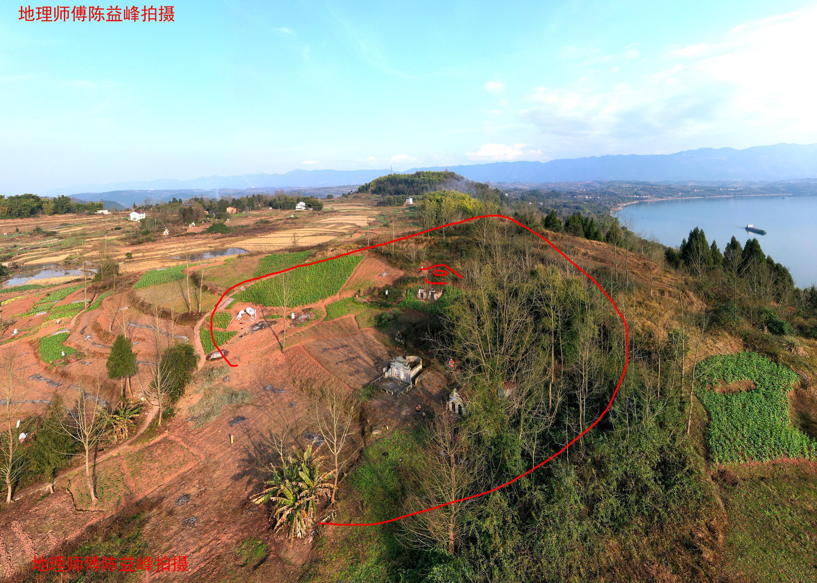 [资料]仰面马蹄穴,阴来阳受,周氏后人出现巨富