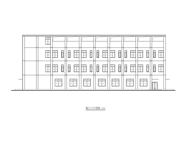 整容医院cad施工图资料下载-[贵州]医院多层后勤楼施工图CAD