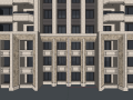 现代中式风格住宅-小高层住宅建筑SU模型