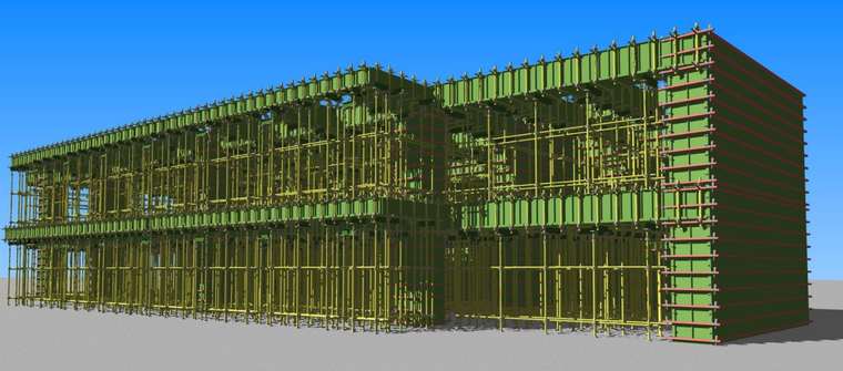 二层模板工程施工方案资料下载-二层模板工程BIM案例分享