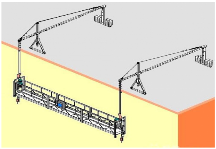 2021年中国建筑资料下载-中建高处吊篮施工安全专项施工方案模板2021