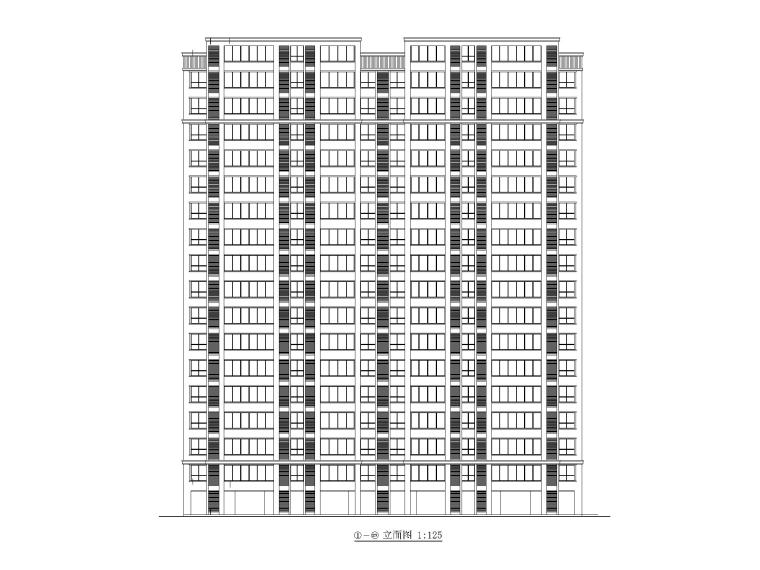 高层住宅多单元cad资料下载-[南通]高层住宅施工图CAD2021
