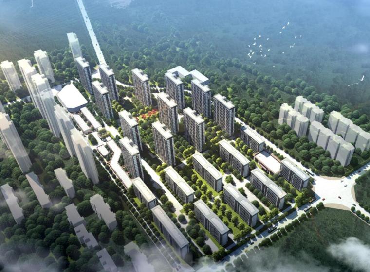 新中式轻奢高层su资料下载-江苏 新中式轻奢高层+洋房豪宅建筑方案2020
