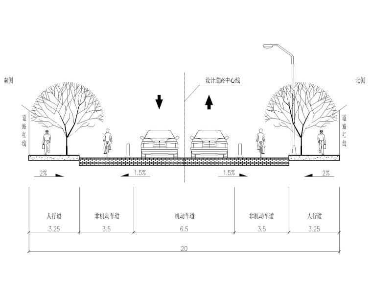 施工图纸现场交底资料下载-[四川]社区配套市政道路工程施工图纸2021