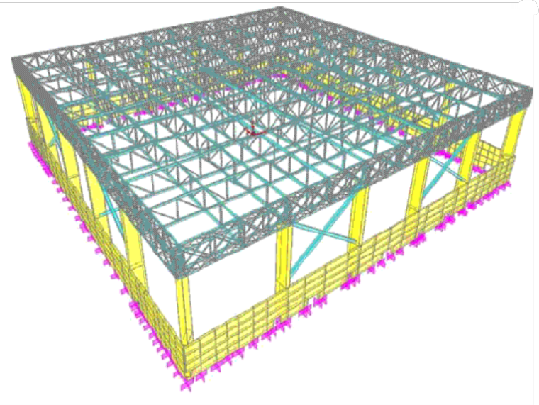 120m钢桁架资料下载-L_钢结构监测技术方案