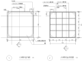 装饰井盖构造详图(不锈钢有边框)