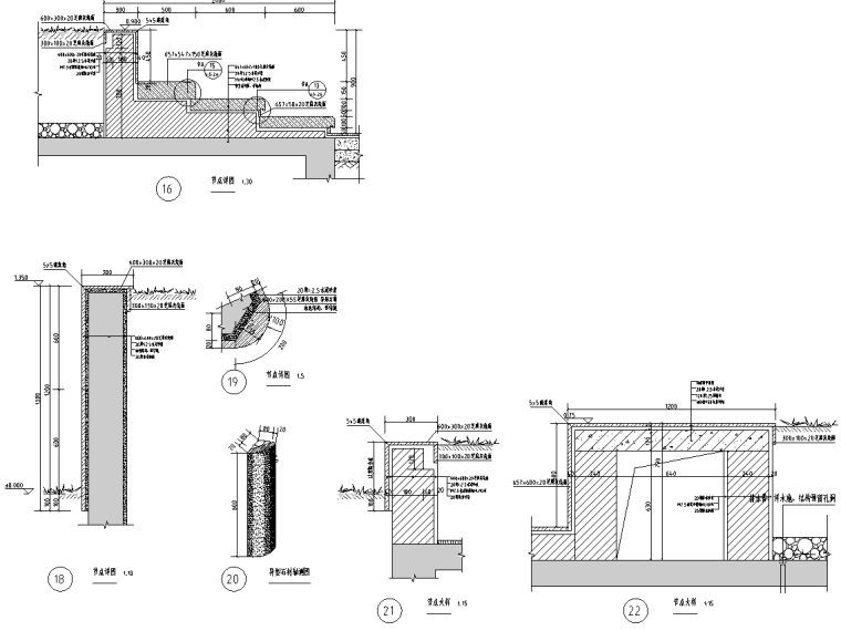 标准泳池设计CAD图资料下载-泳池标准化图纸-灰色现代大泳池 CAD+SU