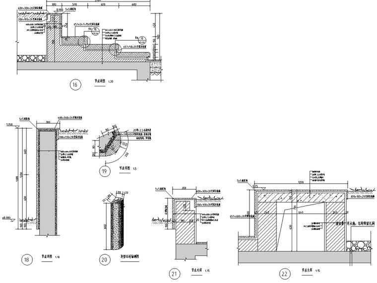 泳池标准化图纸资料下载-泳池标准化图纸-灰色现代大泳池 CAD+SU