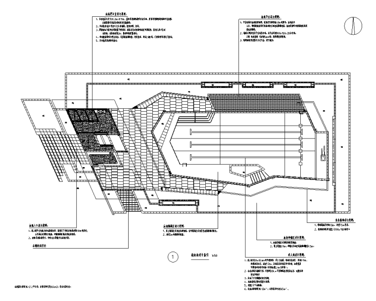 标准泳池设计CAD图资料下载-泳池标准化图纸-灰色现代小泳池 CAD+SU