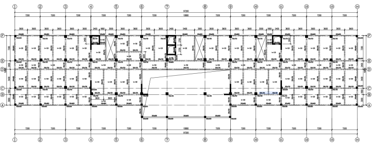 装修施工图2021资料下载-钢混框剪结构综合楼全套施工图2021+500p