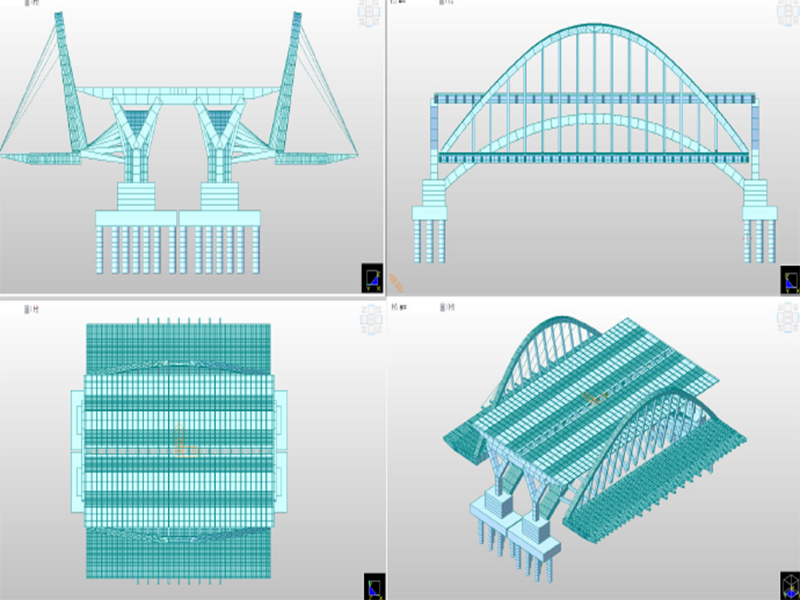 桥梁三维形象进度图图片