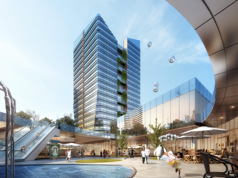 高层住宅方案概念设计资料下载-[宁波]都市自然高层住宅公寓景观概念设计