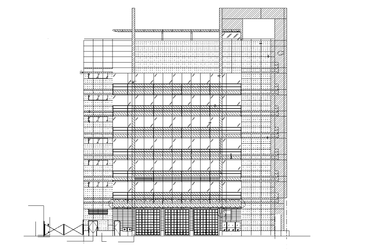 传染病区建筑施工图资料下载-现代风传染病医院建筑施工图设计cad