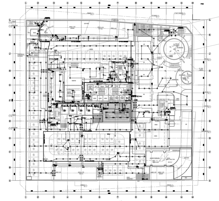 广东弱电施工图资料下载-智能化设计研发大楼弱电施工图2021全套图纸