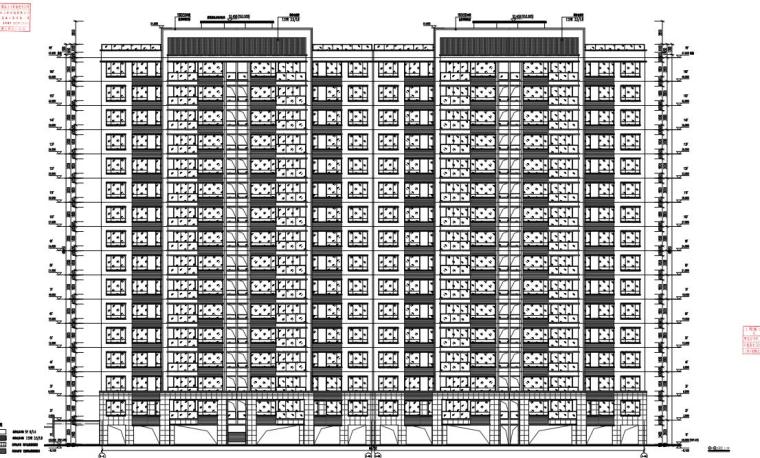 成都控规图2021年资料下载-[成都]高层住宅建筑施工图PDF2021