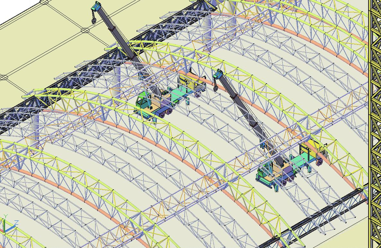 高架站房钢桁架整体提升专项施工方案2017