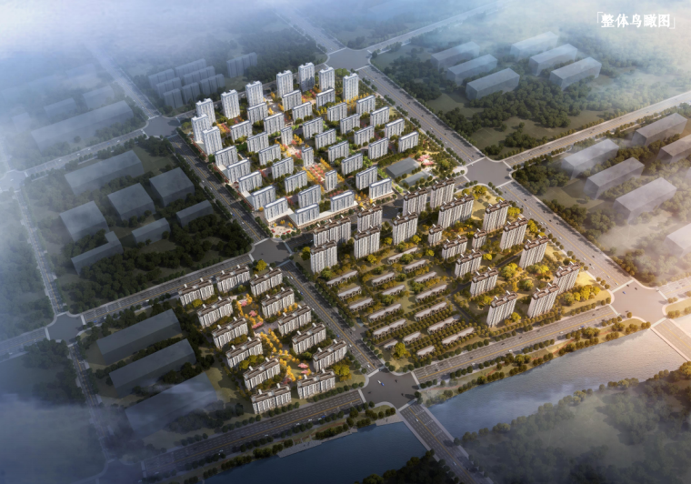 新中式+轻奢时尚住宅景观规划文本设计