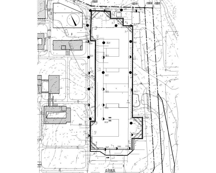 16层医院图纸资料下载-钢筋砼框架老年医院基坑支护施工图纸2020